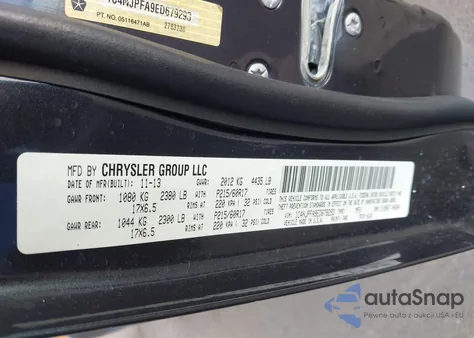 2014 Jeep Patriot High Altitude из США, поврежденный, VIN 1C4NJPFA9ED679293